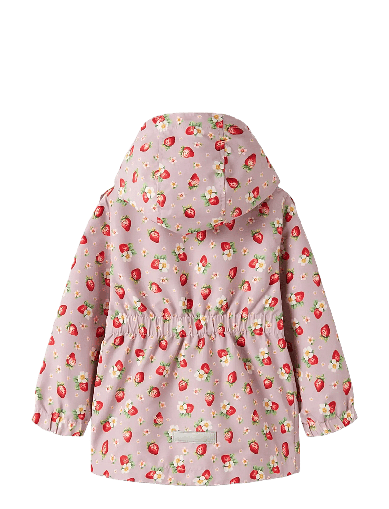 name it - NMFMAXI JACKET LI FRILL AOP - regenjacken - keepsake lilac - 2