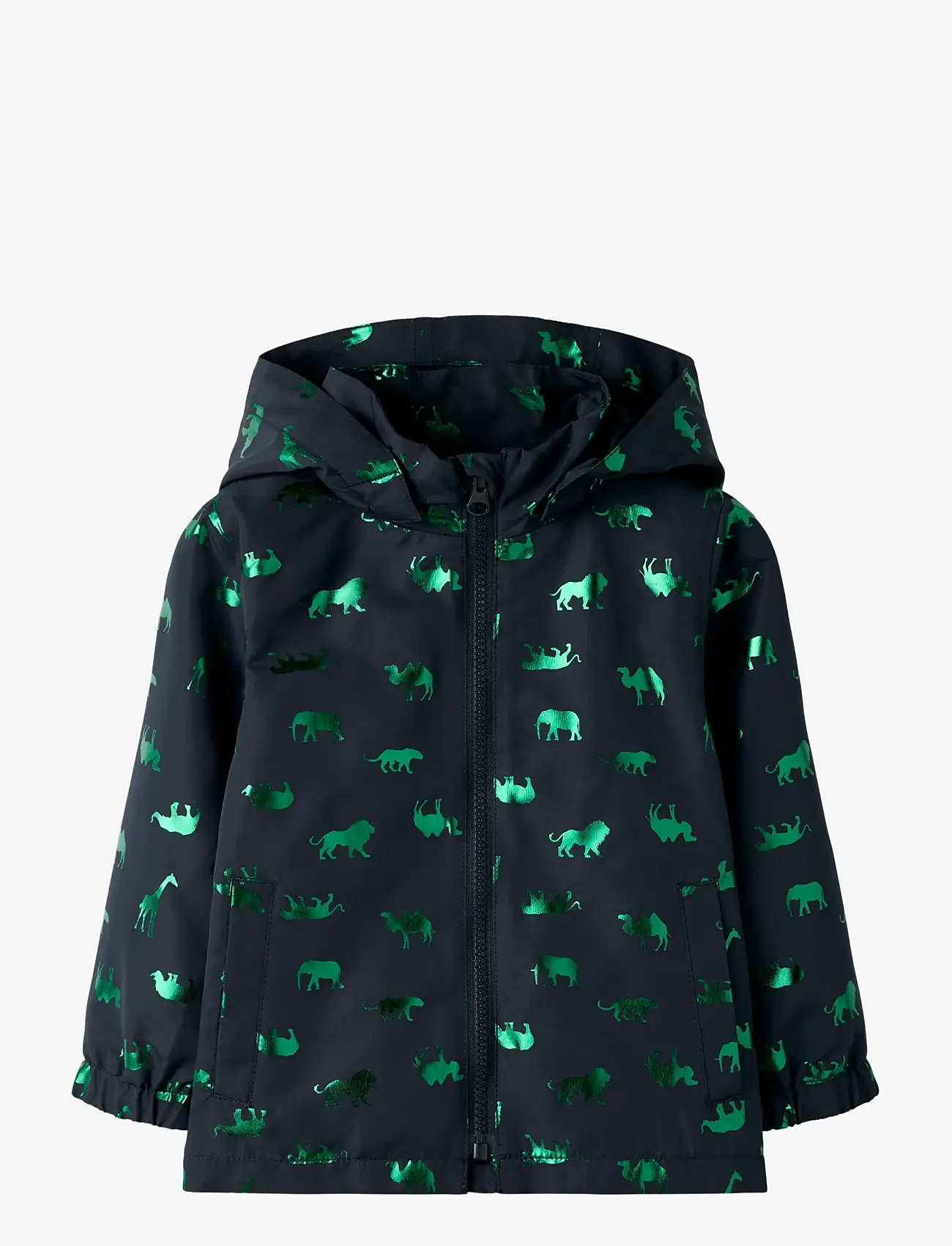 name it NMMMAX JACKET LI FOIL AOP - Lietus jakas - DARK SAPPHIRE / navy