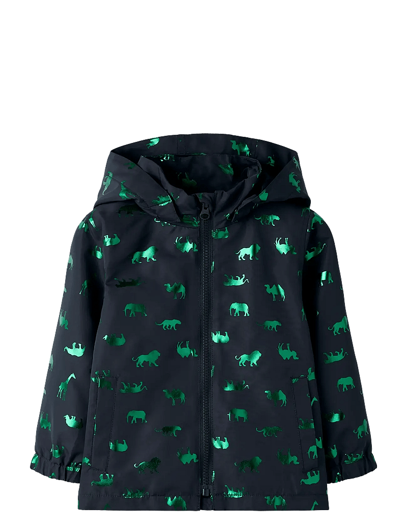 name it - NMMMAX JACKET LI FOIL AOP - skaljakker - dark sapphire - 0