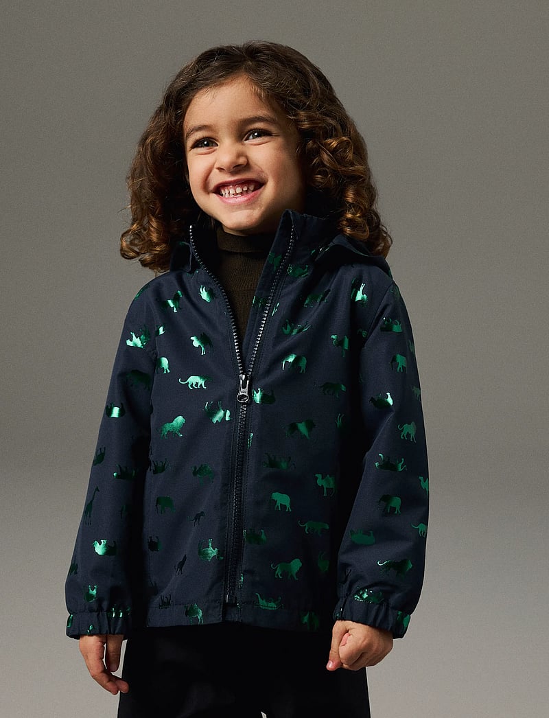 name it - NMMMAX JACKET LI FOIL AOP - skaljakker - dark sapphire - 3