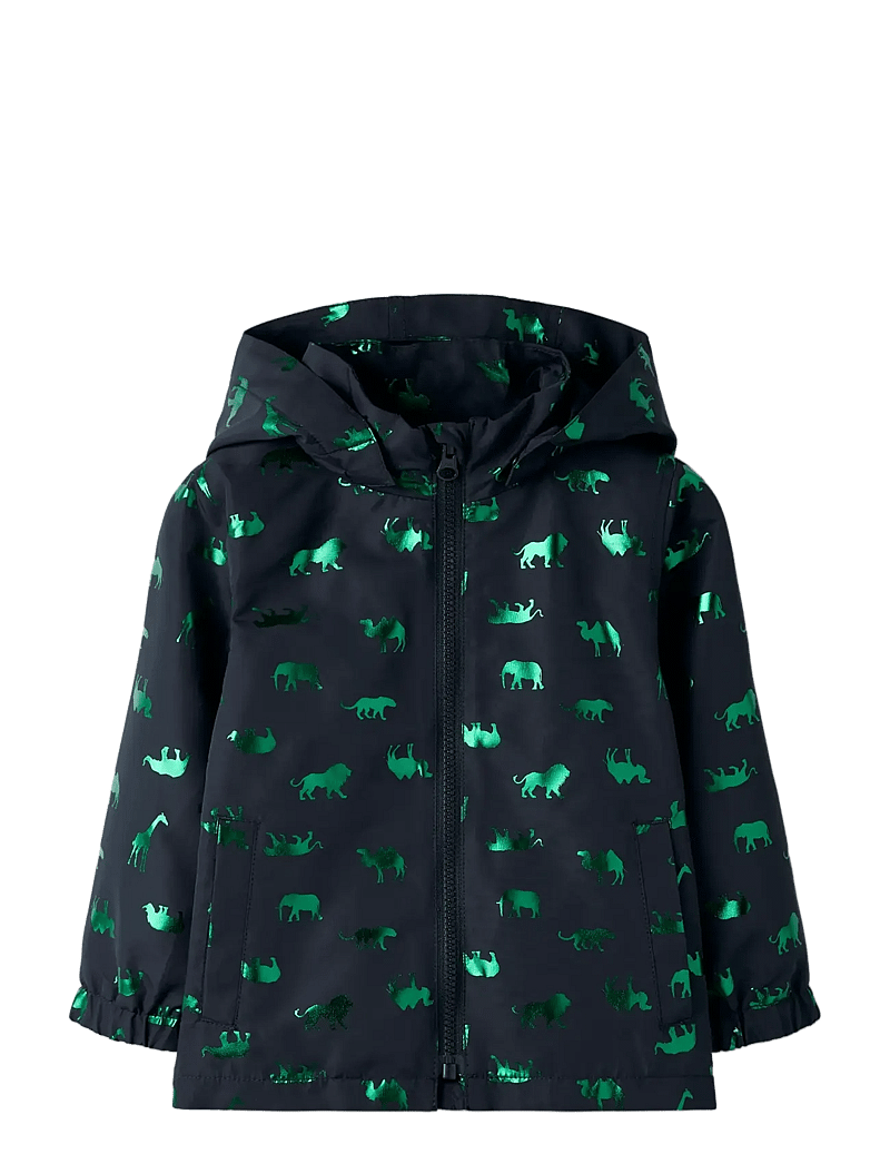 name it - NMMMAX JACKET LI FOIL AOP - skaljakker - dark sapphire - 2