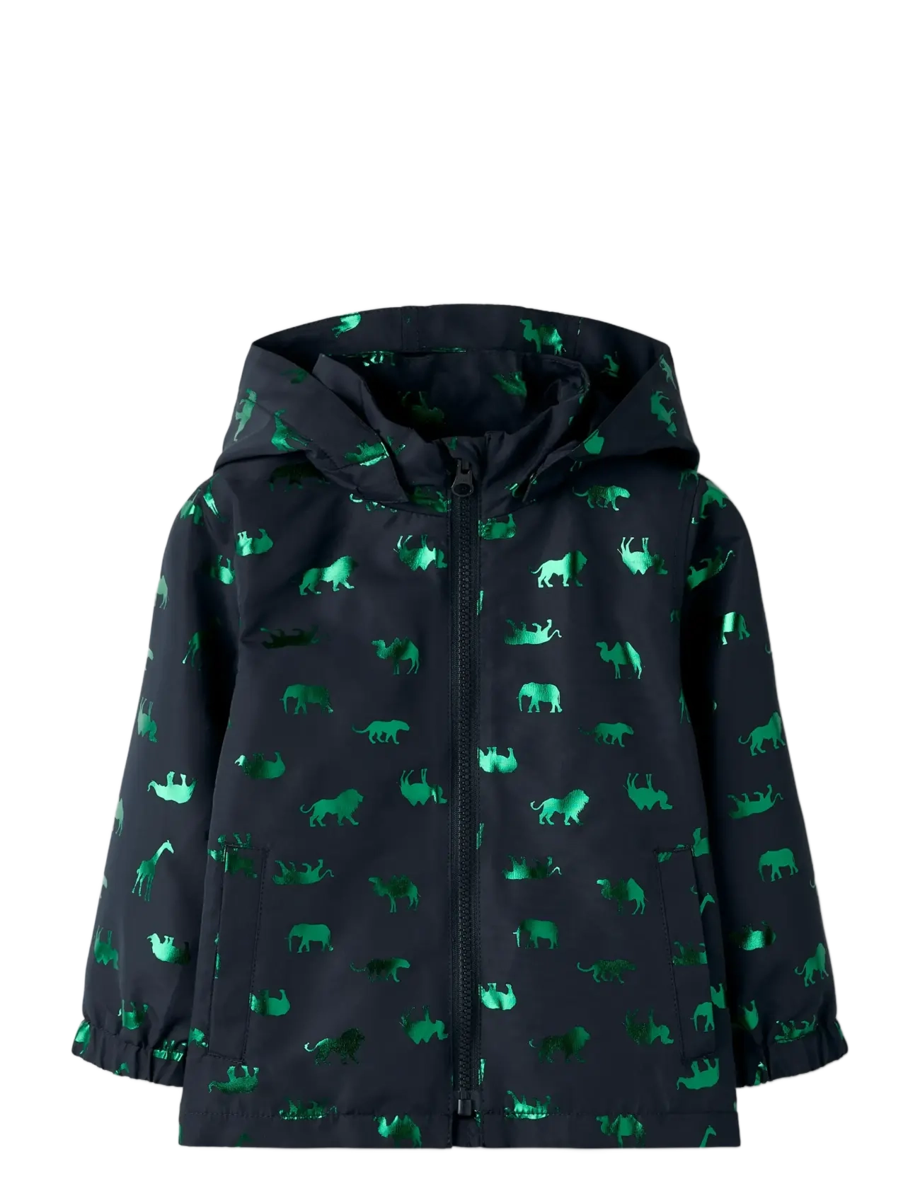 name it - NMMMAX JACKET LI FOIL AOP - skaljackor - dark sapphire - 2