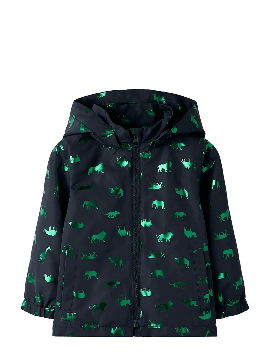 name it - NMMMAX JACKET LI FOIL AOP - skaljackor - dark sapphire - 2