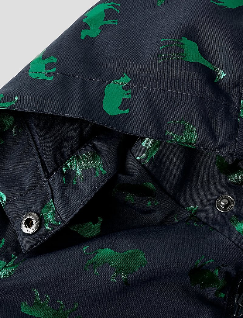 name it - NMMMAX JACKET LI FOIL AOP - skaljakker - dark sapphire - 5