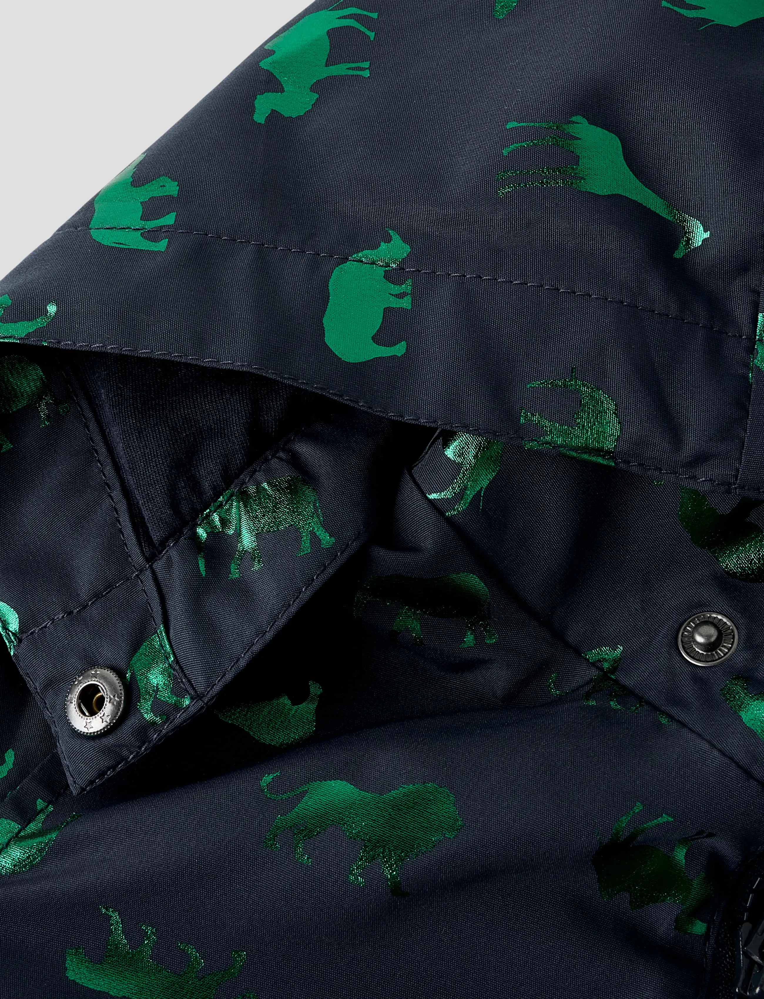name it - NMMMAX JACKET LI FOIL AOP - skaljackor - dark sapphire - 5