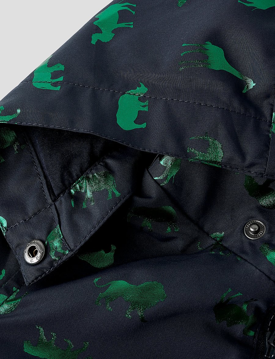 name it - NMMMAX JACKET LI FOIL AOP - skaljackor - dark sapphire - 5
