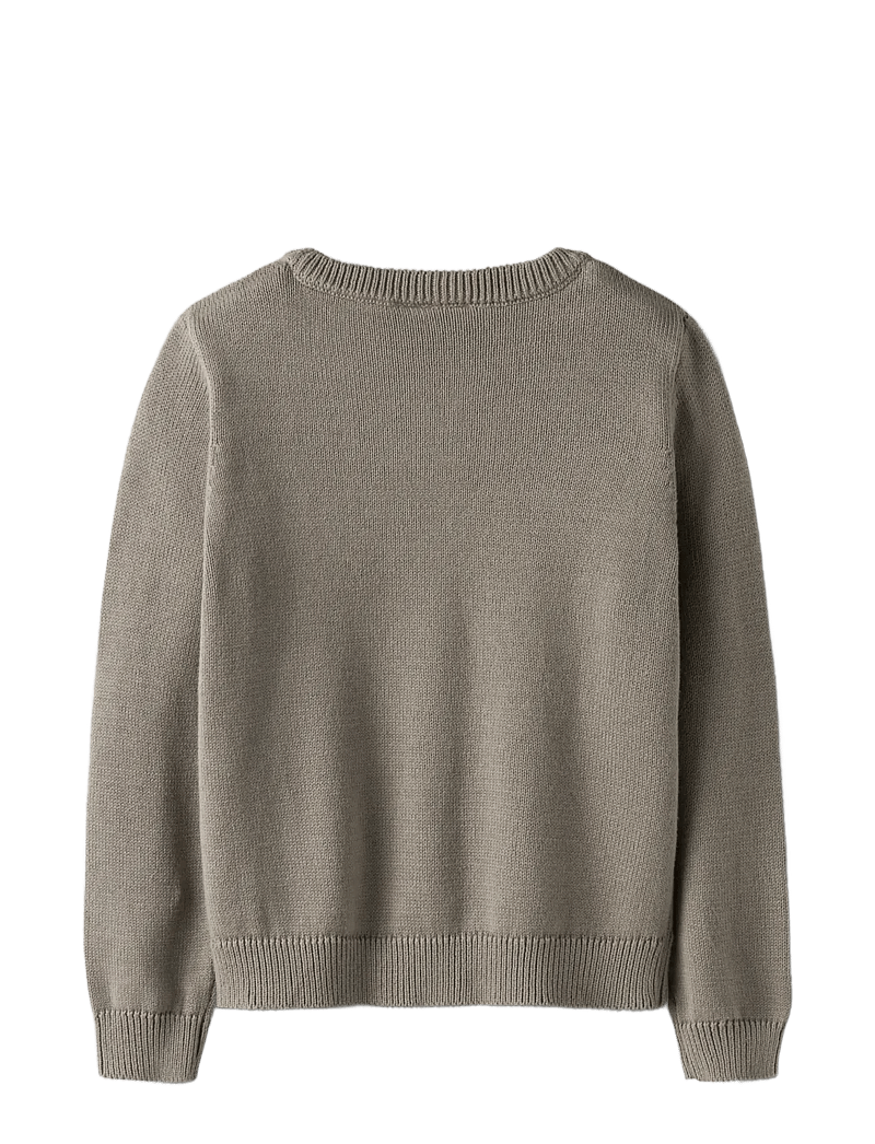 name it - NKMBRADY LS LOOSE KNIT BOX - trøjer - vintage khaki - 1