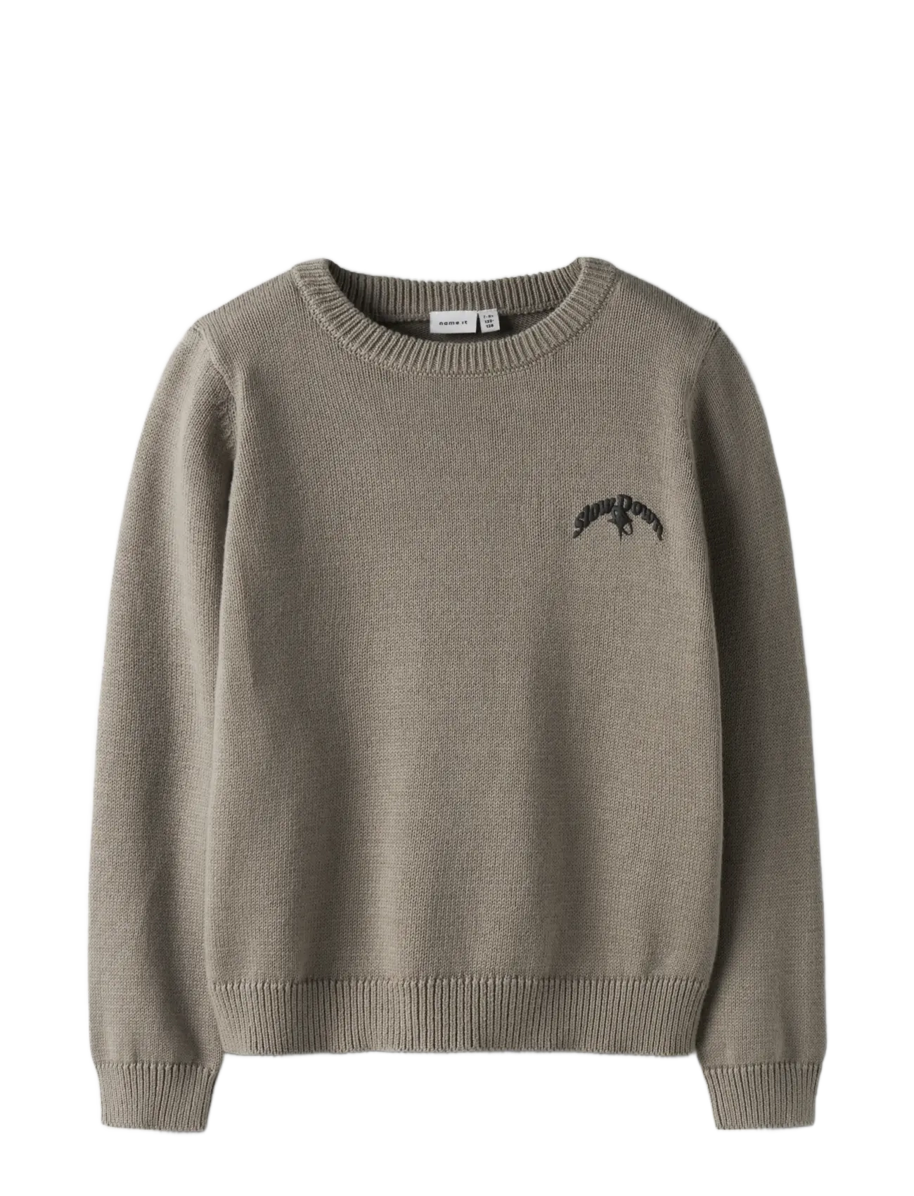 name it - NKMBRADY LS LOOSE KNIT BOX - pullover - vintage khaki - 2