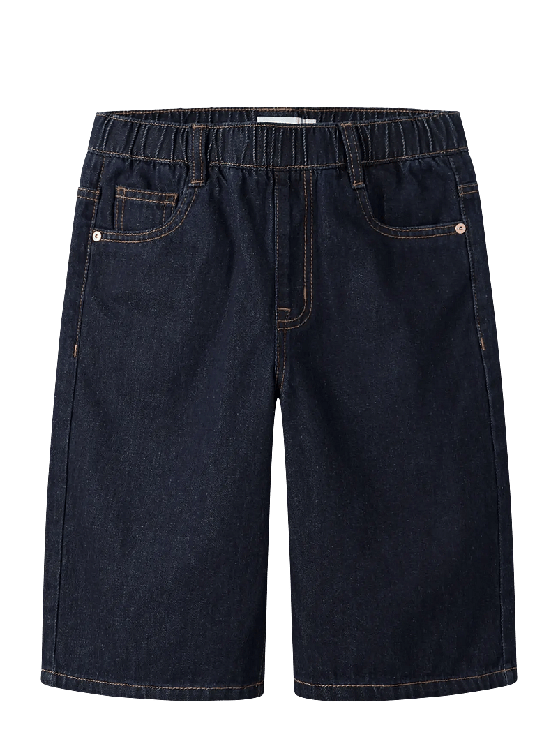 name it - NKMBEN X SKATER DNM BERMUDA 8649-BY NOOS - jeansshorts - dark blue denim - 1