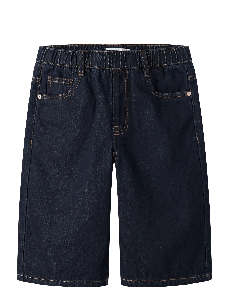 name it - NKMBEN X SKATER DNM BERMUDA 8649-BY NOOS - denimshorts - dark blue denim - 1