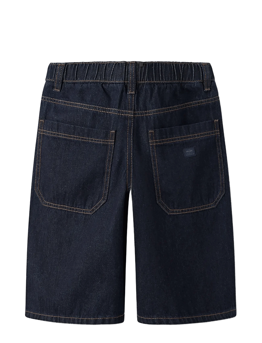name it - NKMBEN X SKATER DNM BERMUDA 8649-BY NOOS - denimshorts - dark blue denim - 2