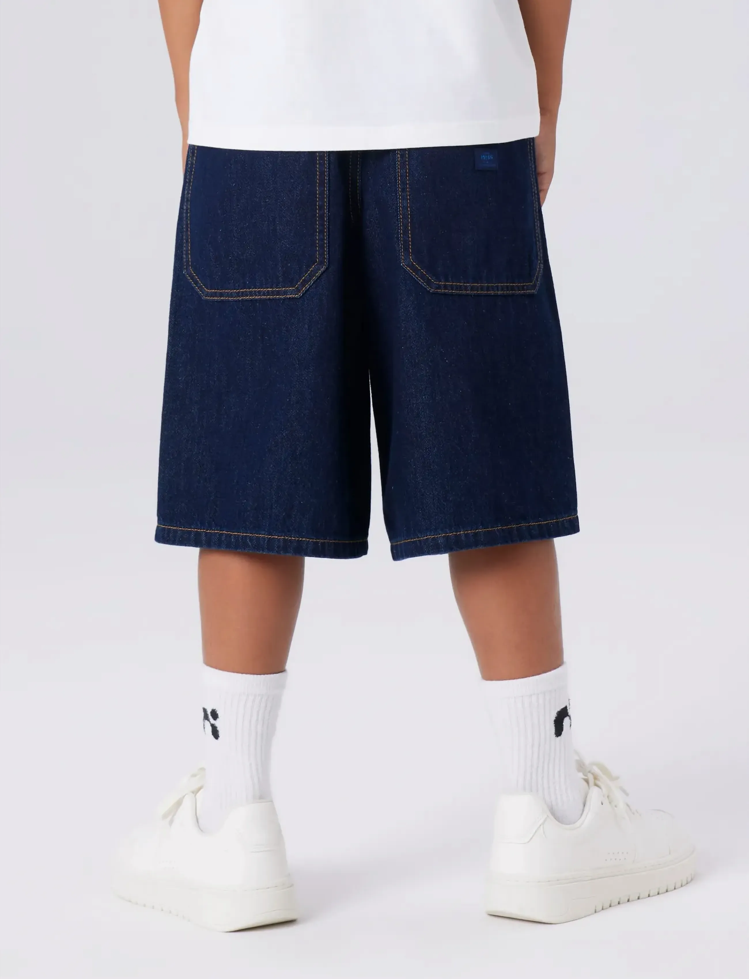 name it NKMBEN X SKATER DNM BERMUDA 8649-BY NOOS - Jeansshorts - DARK BLUE DENIM / navy