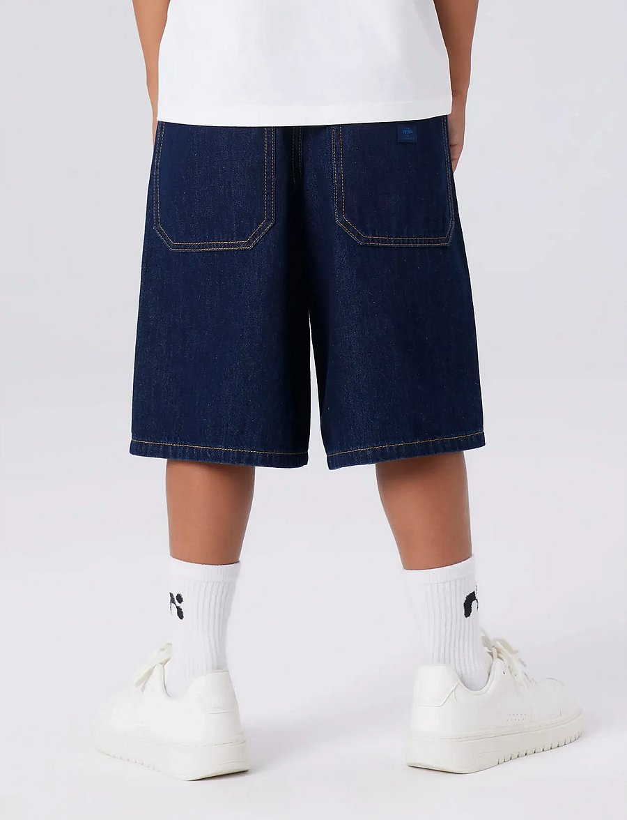 name it - NKMBEN X SKATER DNM BERMUDA 8649-BY NOOS - denimshorts - dark blue denim - 0