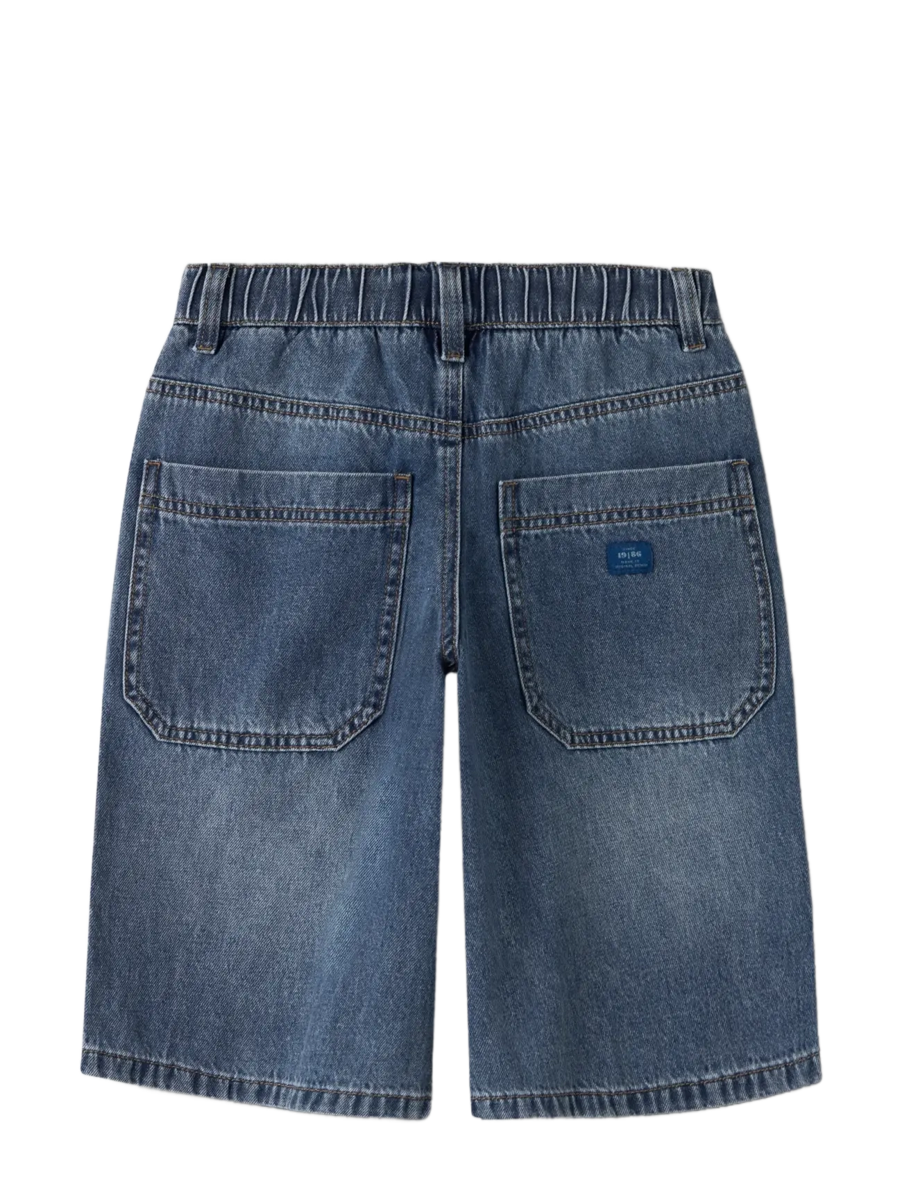 name it - NKMBEN X SKATER DNM BERMUDA 8649-BY NOOS - denimshorts - medium blue denim - 2