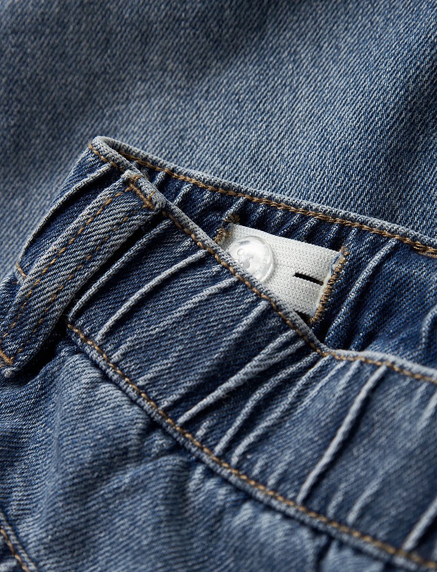 name it - NKMBEN X SKATER DNM BERMUDA 8649-BY NOOS - denimshorts - medium blue denim - 5