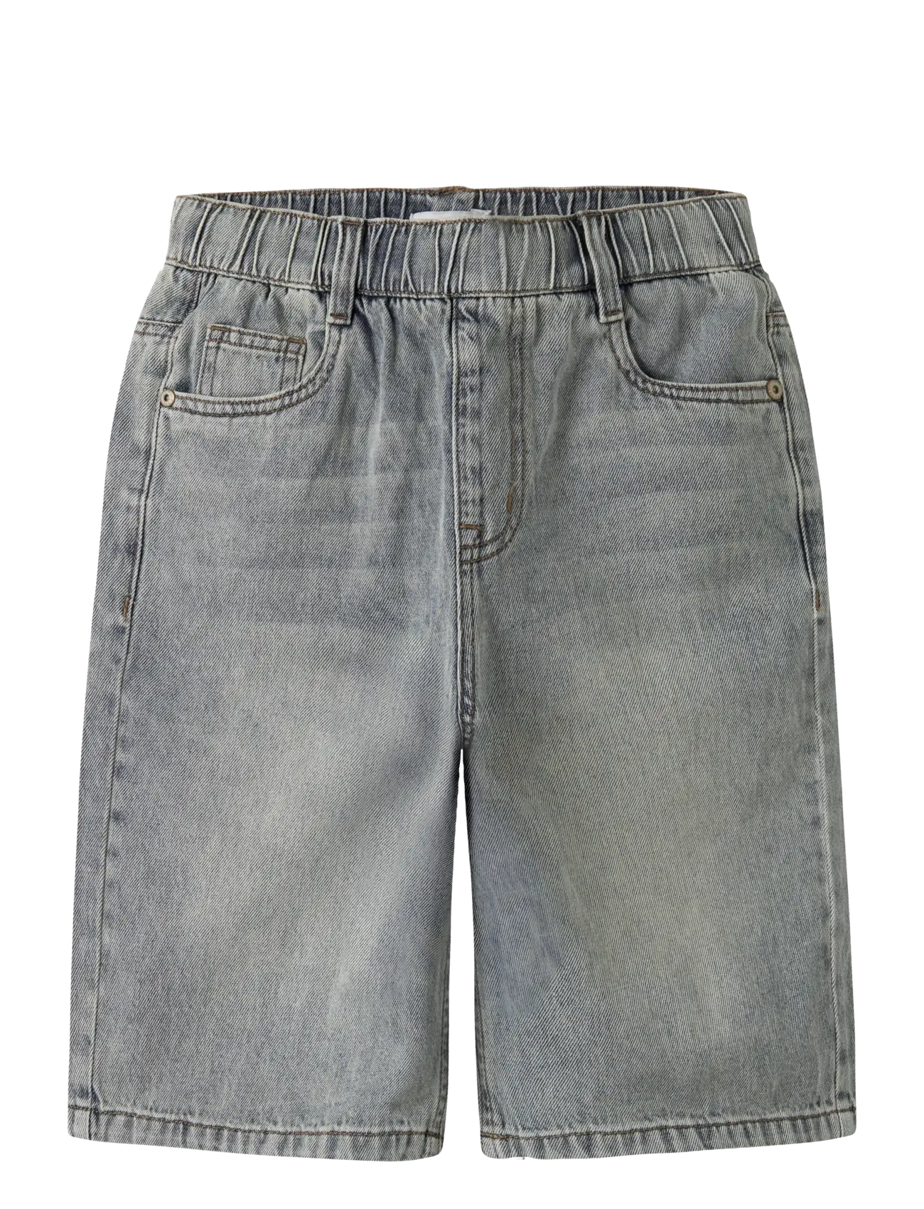 name it Nkmben X Skater Dnm Bermuda 8649-By Noos, 122, Grey, Underdele > Shorts, Børn