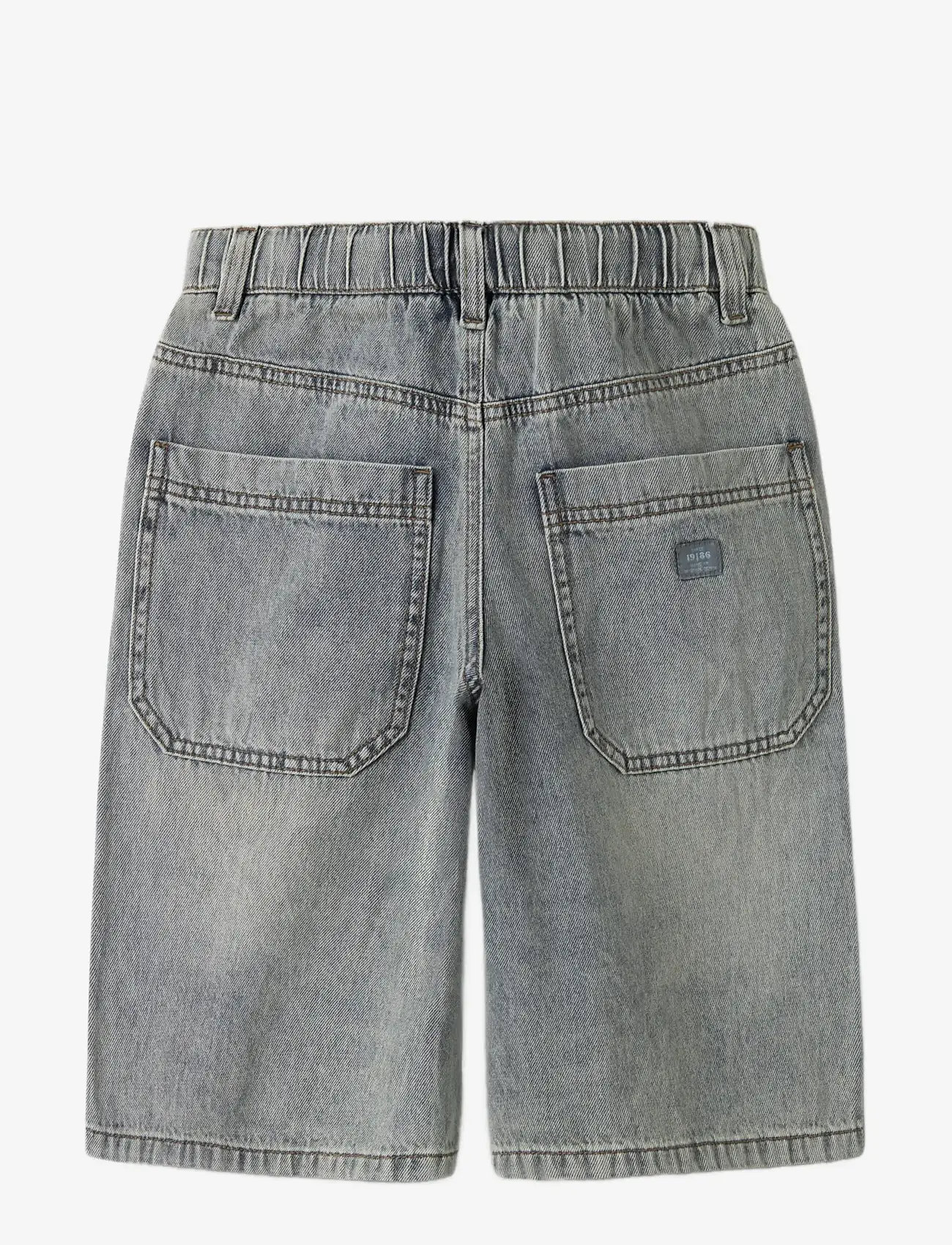 name it - NKMBEN X SKATER DNM BERMUDA 8649-BY NOOS - jeansshorts - special blue grey denim - 1