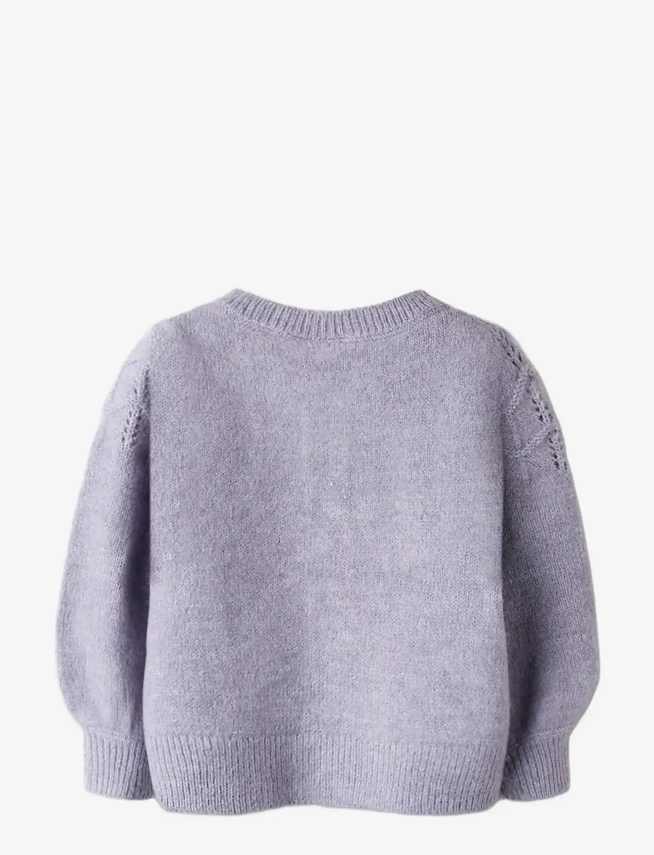 name it - NMFBATRILLA LS KNIT CARD - cardigans - lavender gray - 2