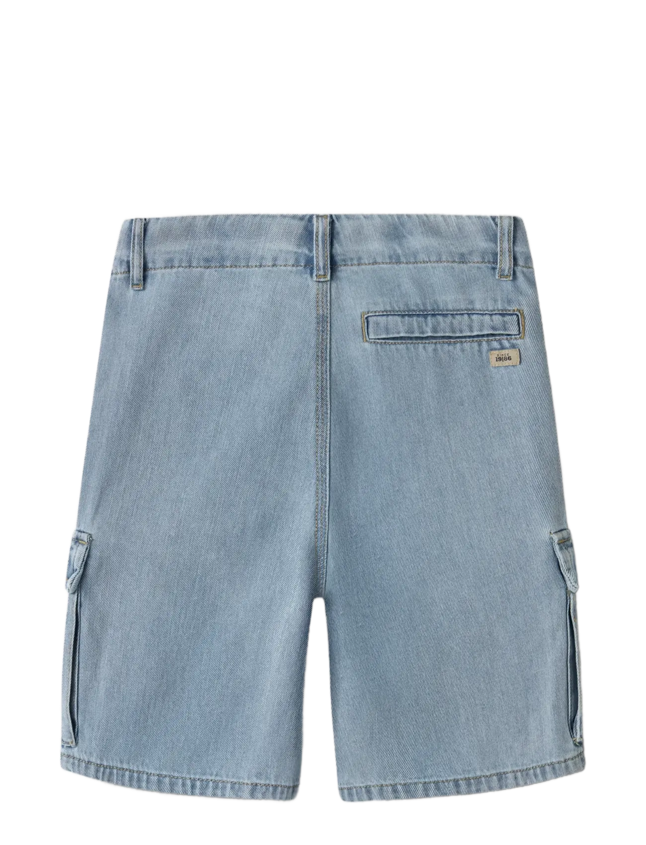 name it - NKMRYAN L DNM CARGO SHORTS 8250-OZ - lühikesed kargopüksid - light blue denim - 1