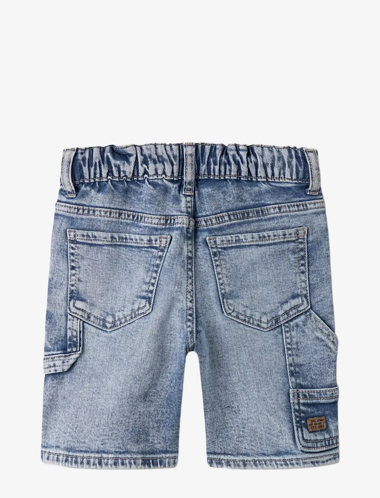 name it - NMMBEN LOOSE DNM BERMUDA 8620-BC NOOS - cargo shorts - light blue denim - 2