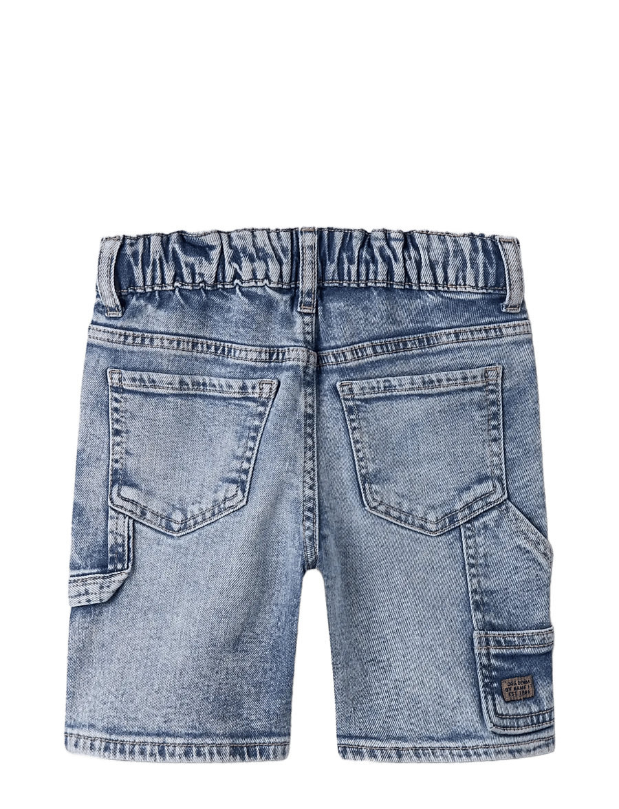 name it - NMMBEN LOOSE DNM BERMUDA 8620-BC NOOS - lühikesed kargopüksid - light blue denim - 2