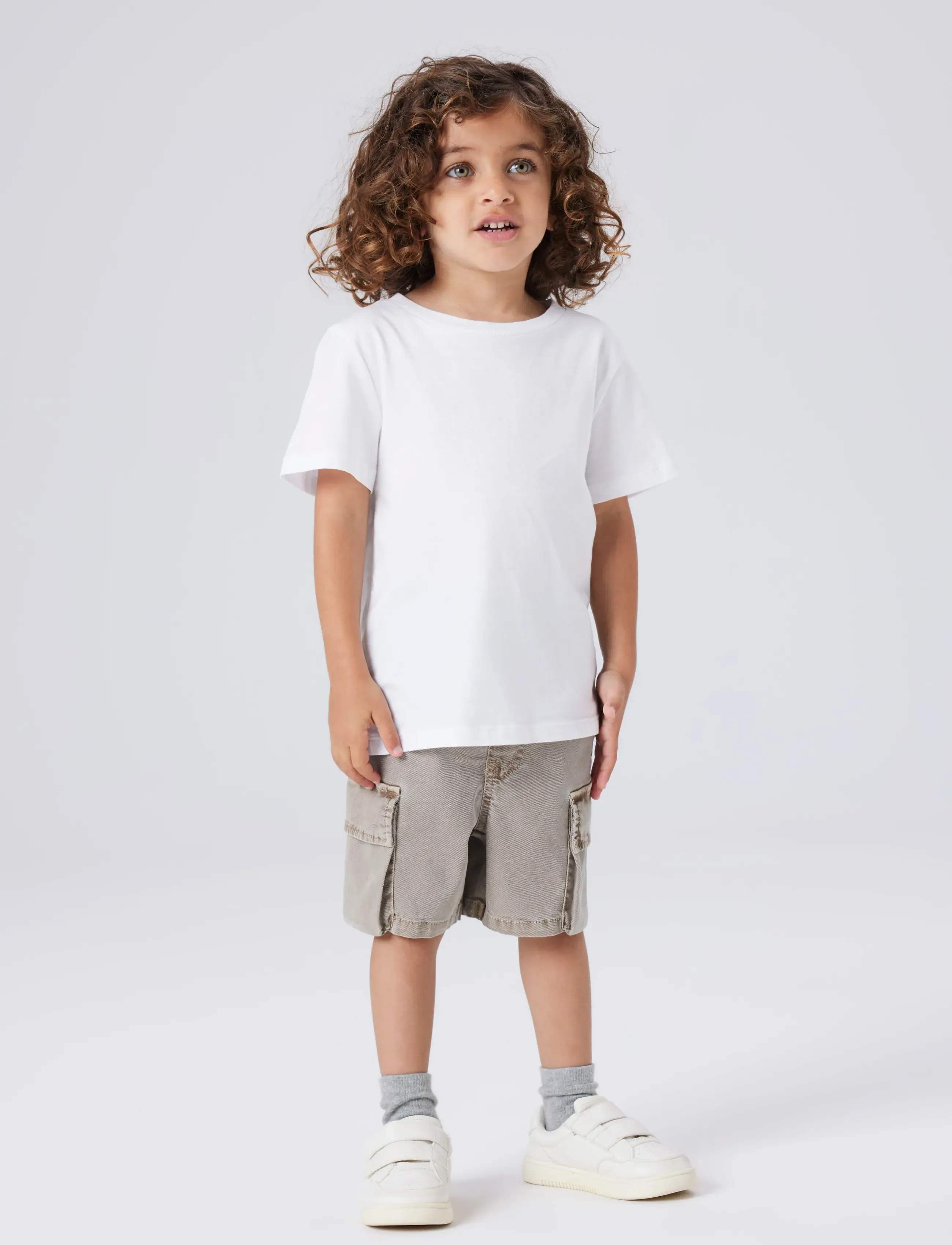 name it - NMMBEN B CARGO MK SHORTS 7805-PO NOOS - cargo shorts - chinchilla - 4