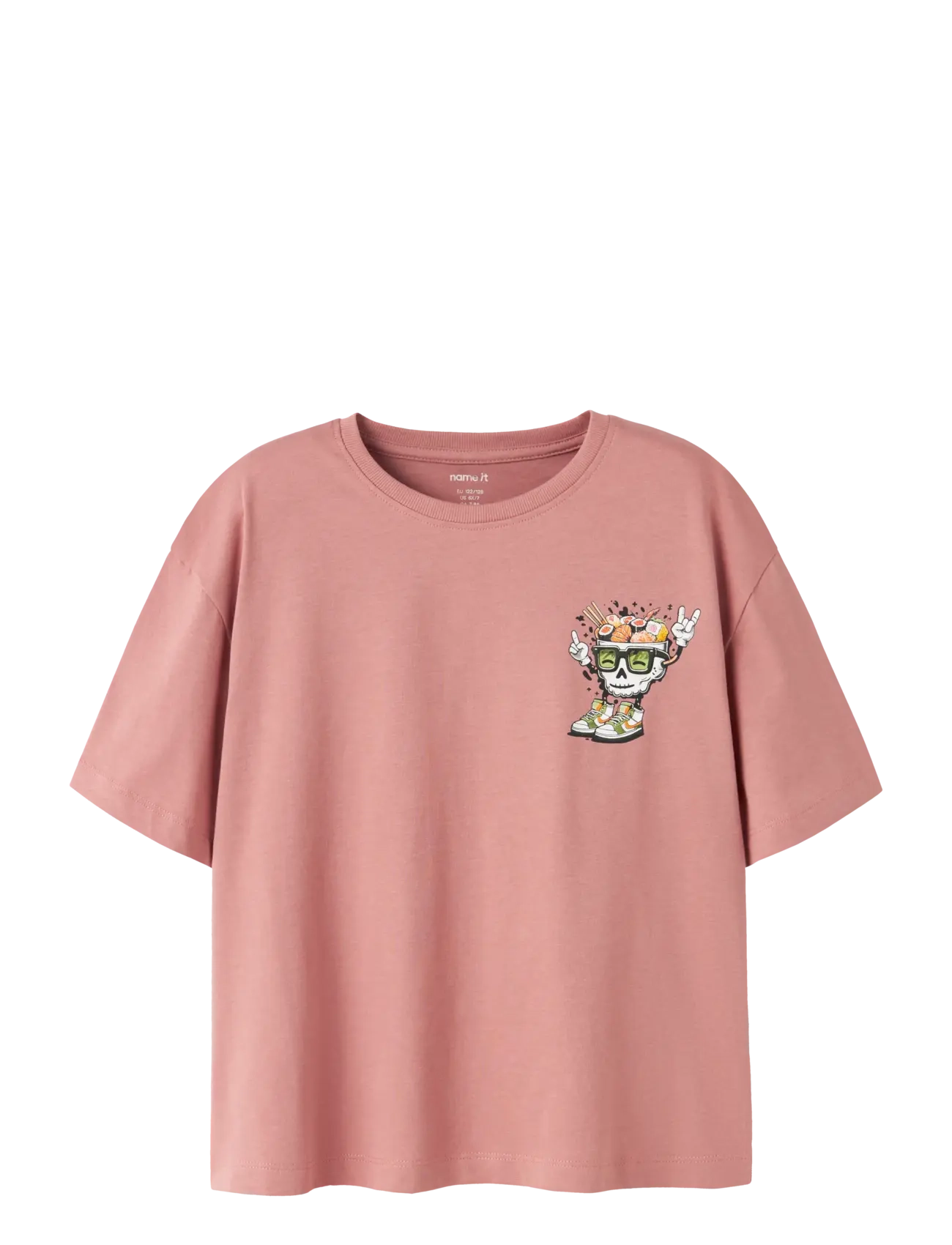 name it NKMTHAD SS RLX TOP PS NOOS - Tøj - ASH ROSE / pink/rose