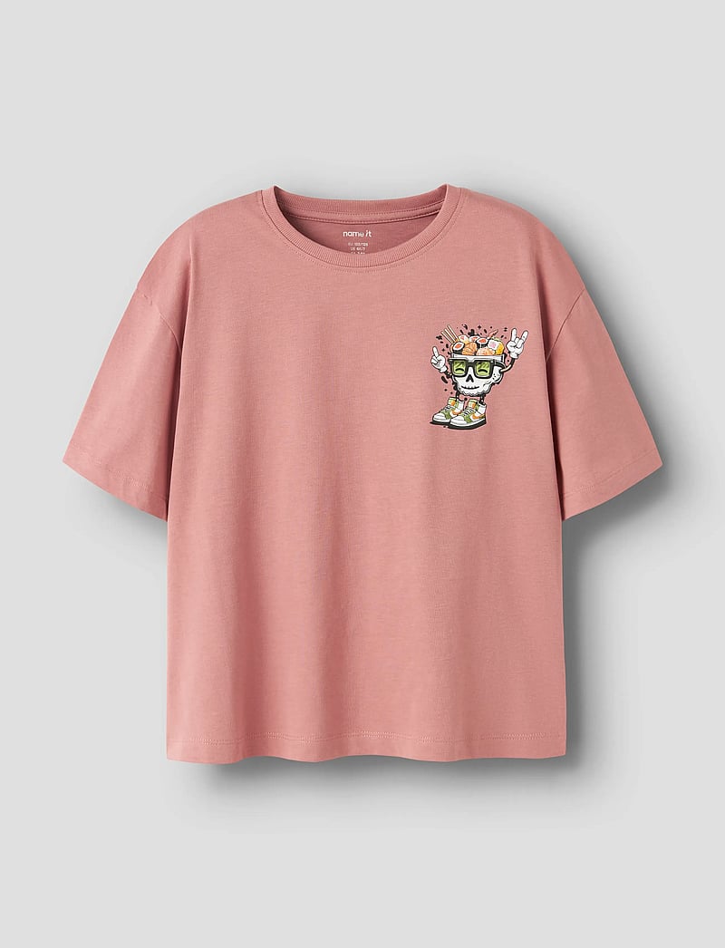 name it - NKMTHAD SS RLX TOP PS NOOS - kortärmade t-shirts - ash rose - 0