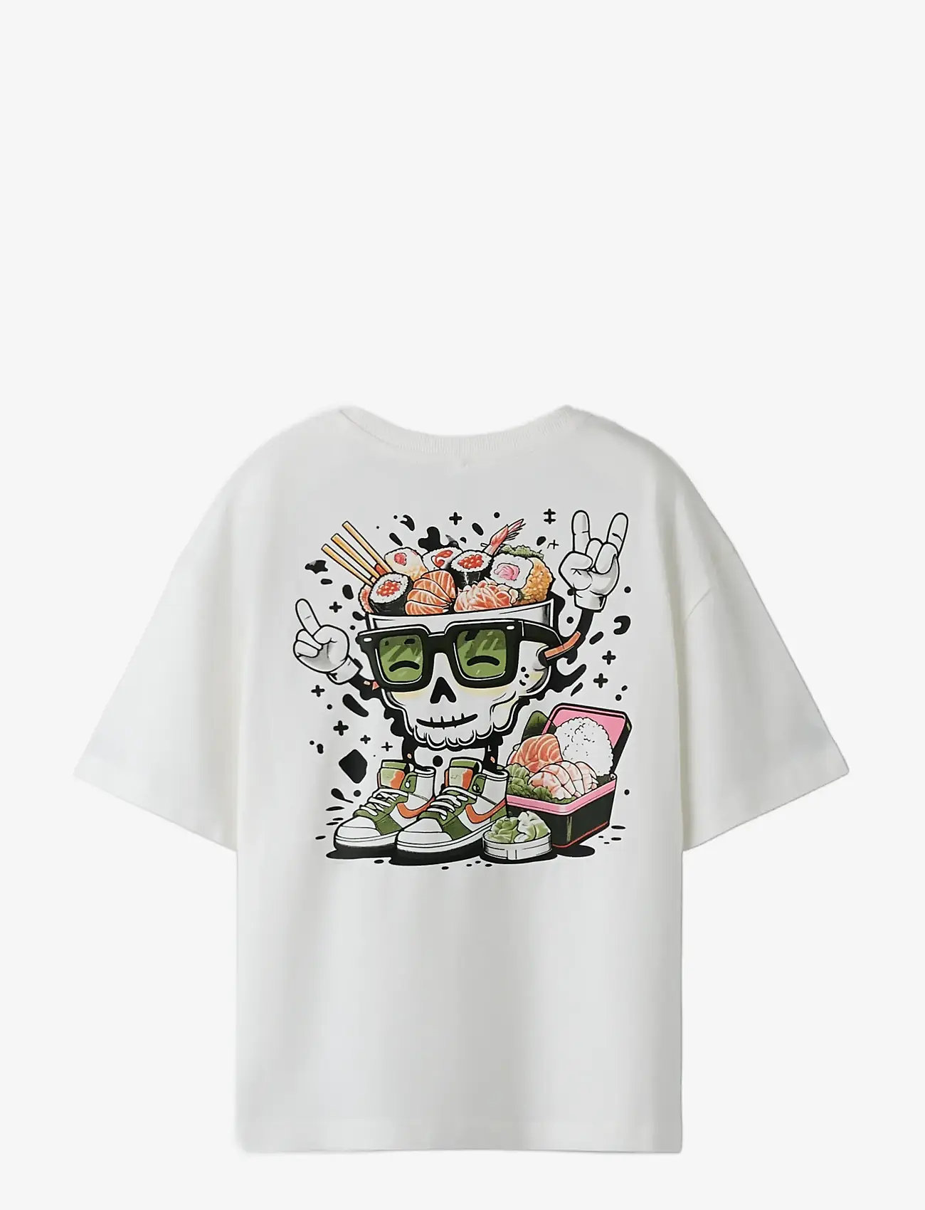 name it - NKMTHAD SS RLX TOP PS NOOS - kortærmede t-shirts - cloud dancer - 2