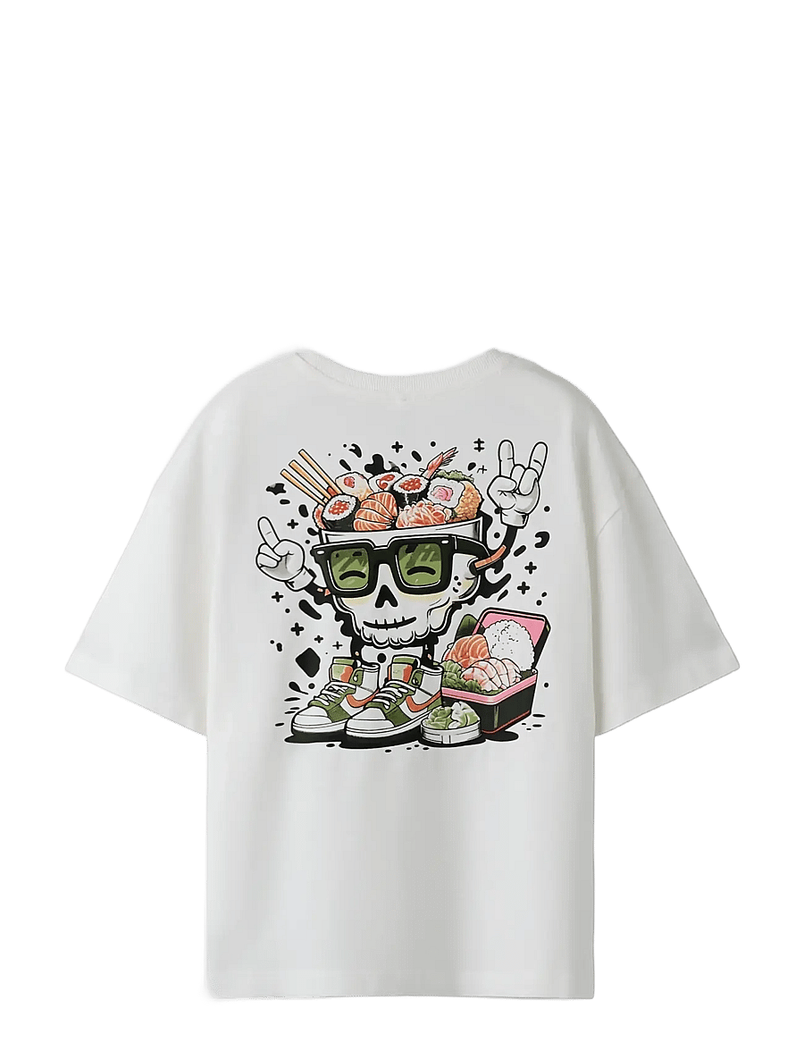 name it - NKMTHAD SS RLX TOP PS NOOS - kortærmede t-shirts - cloud dancer - 2