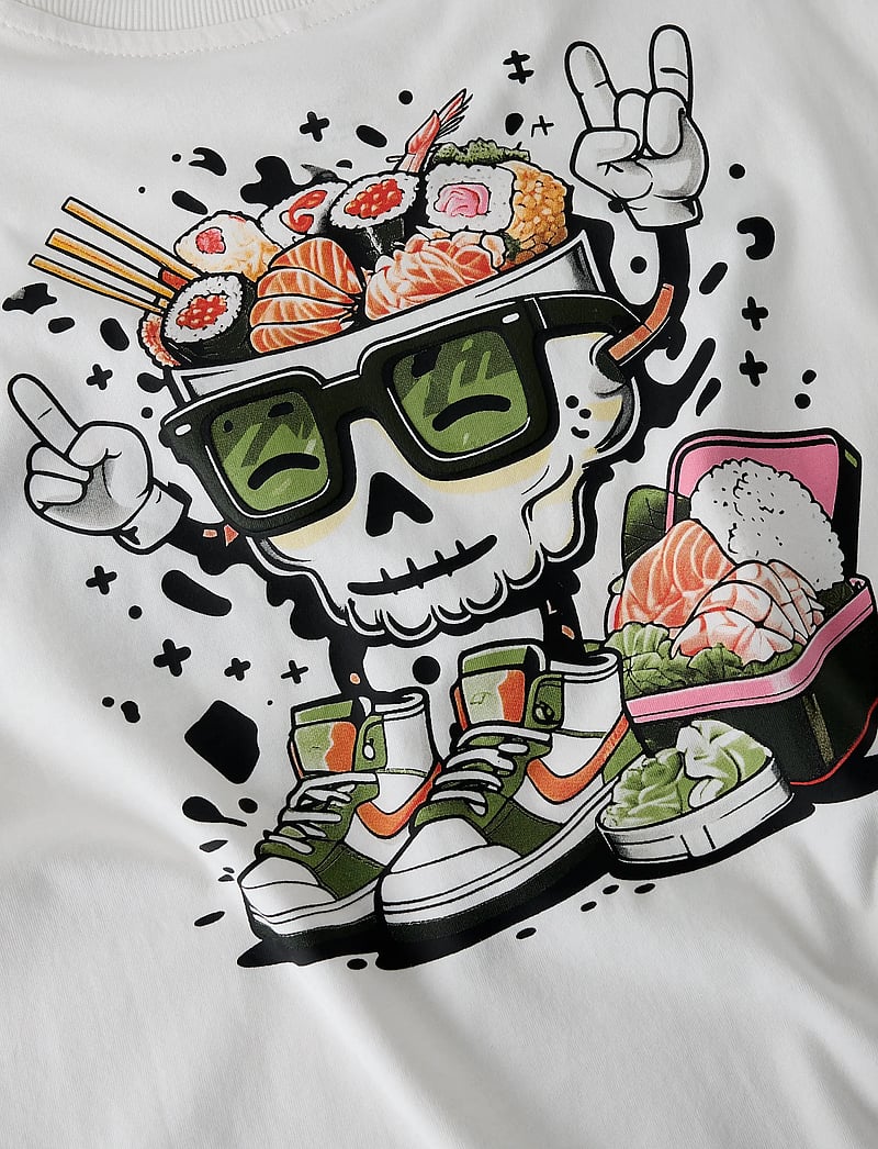 name it - NKMTHAD SS RLX TOP PS NOOS - kortærmede t-shirts - cloud dancer - 3