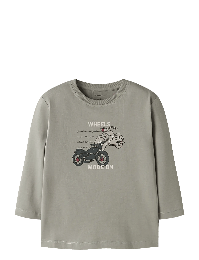 name it - NMMBRIAN LS NREG TOP BOX - langärmelig - shadow - 1