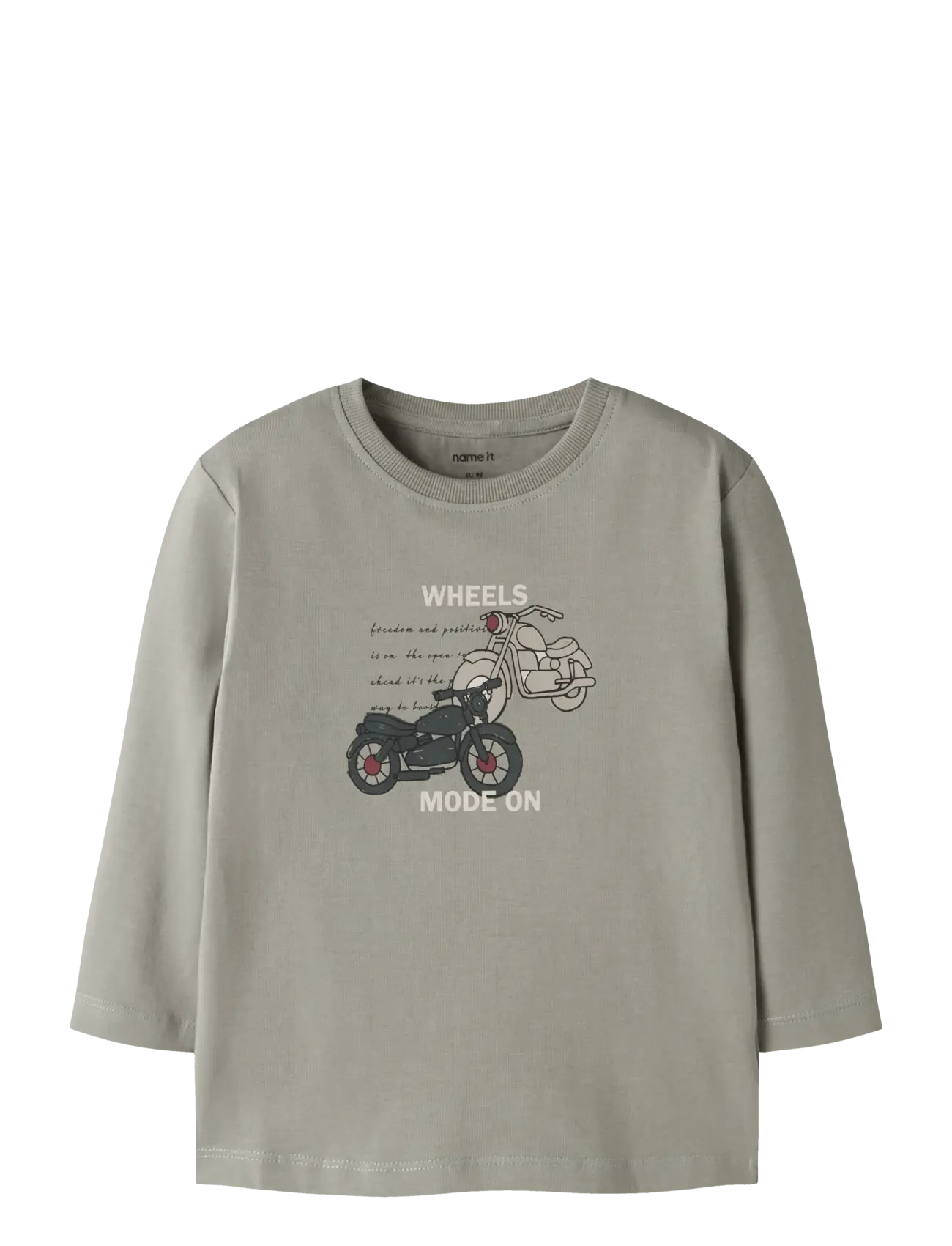 name it NMMBRIAN LS NREG TOP BOX - Prezenty dla dzieci - SHADOW / grey