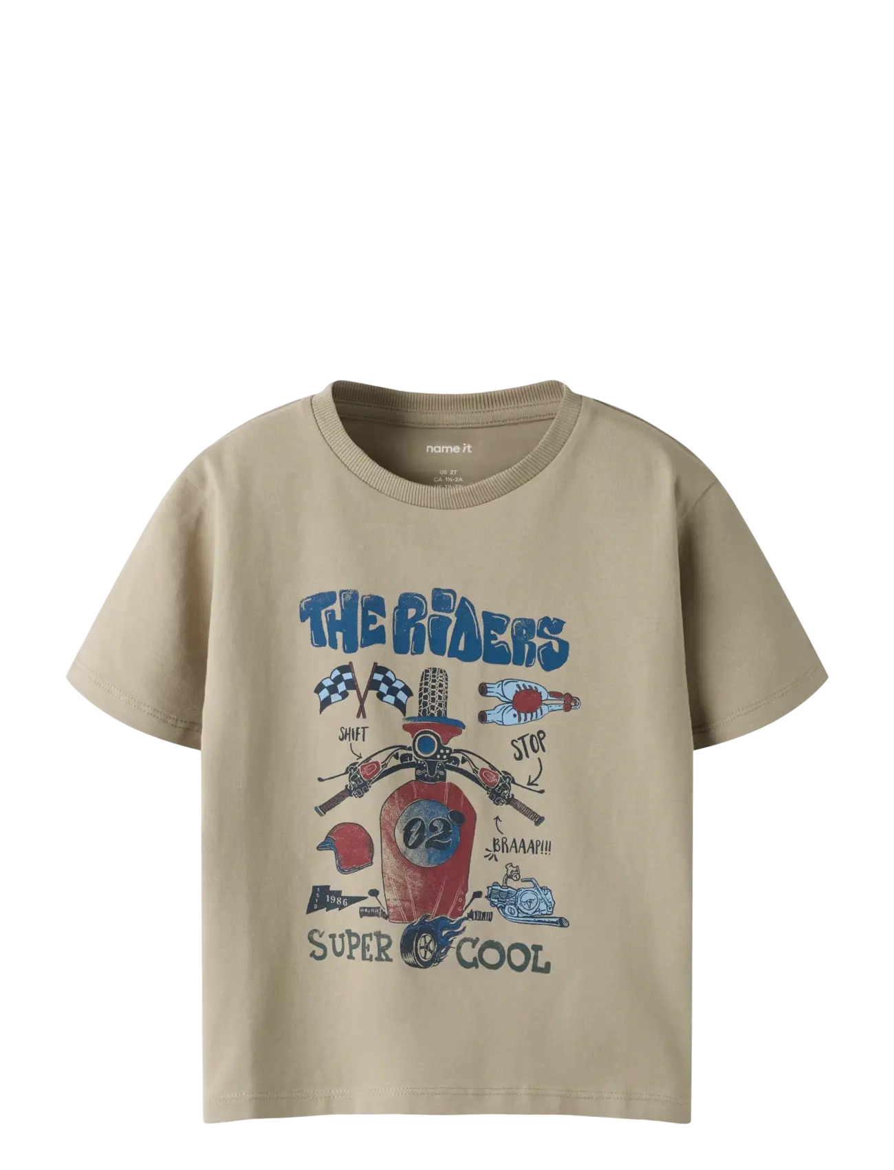 name it NMMBO SS NREG TOP BOX - Inspiration - VINTAGE KHAKI / beige