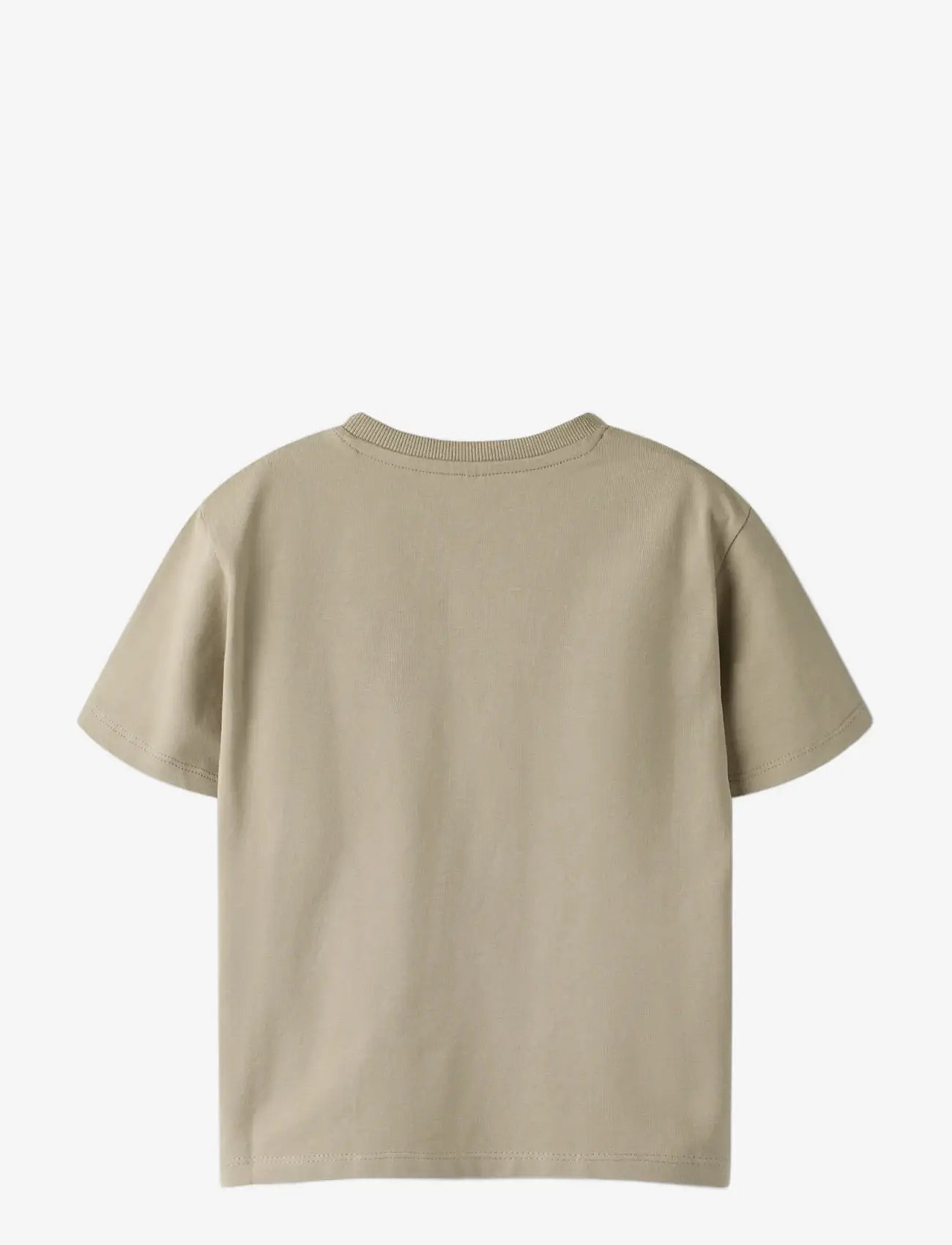 name it - NMMBO SS NREG TOP BOX - kortærmede t-shirts - vintage khaki - 2