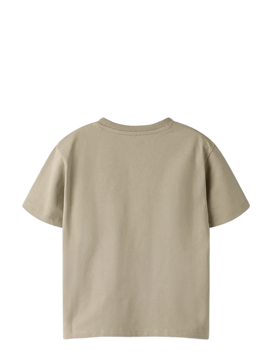 name it - NMMBO SS NREG TOP BOX - kurzärmelige - vintage khaki - 2