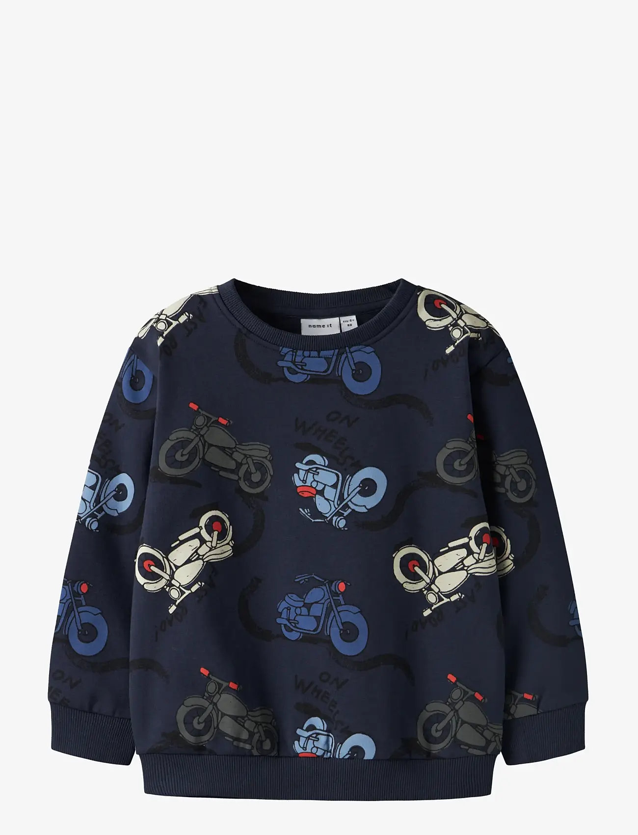 name it - NMMBRETT LS NREG SWEAT UNB BOX - sweatshirts & hættetrøjer - navy blazer - 1