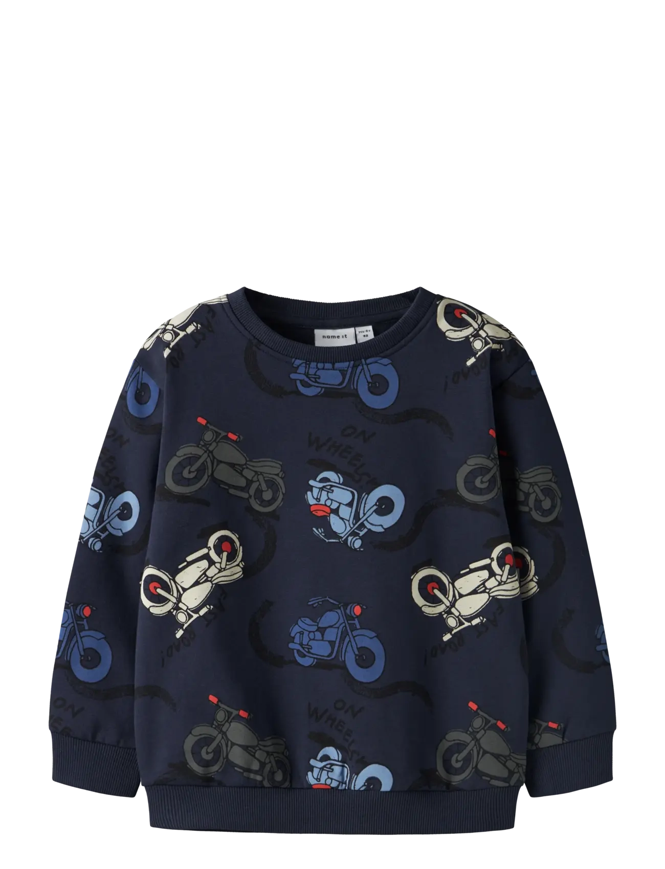 name it NMMBRETT LS NREG SWEAT UNB BOX - Clothing - NAVY BLAZER / navy