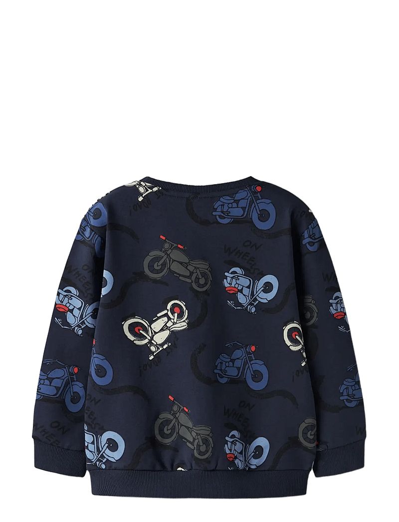name it - NMMBRETT LS NREG SWEAT UNB BOX - dressipluusid - navy blazer - 2