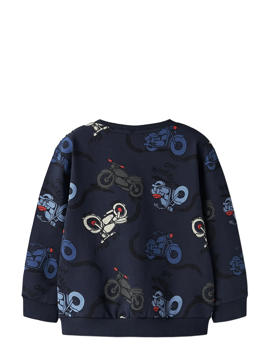 name it - NMMBRETT LS NREG SWEAT UNB BOX - sweatshirts - navy blazer - 2