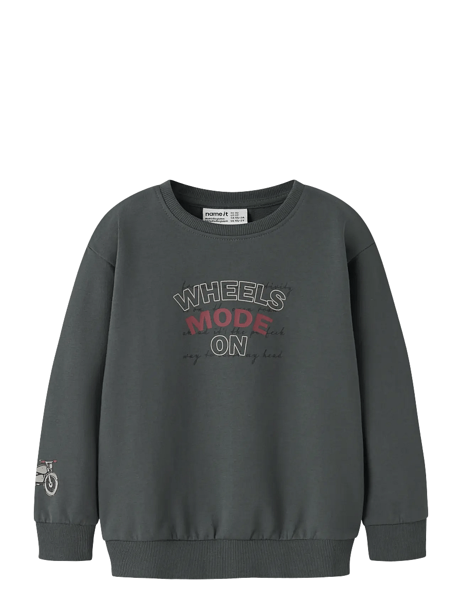 name it - NMMBRETT LS NREG SWEAT UNB BOX - sweatshirts - urban chic - 1