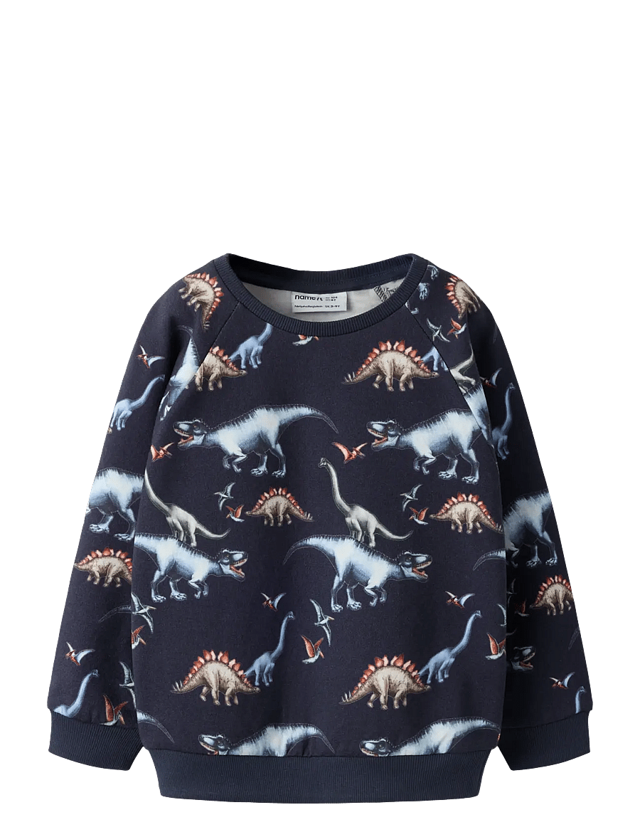 name it - NMMBERTIL LS NREG SWEAT BRU - dressipluusid - navy blazer - 1