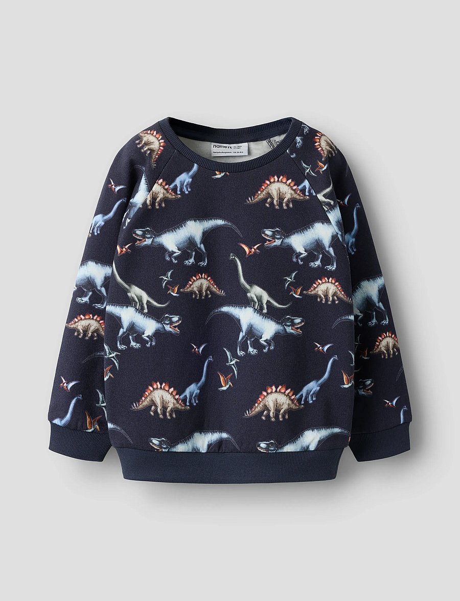 name it - NMMBERTIL LS NREG SWEAT BRU - dressipluusid - navy blazer - 0
