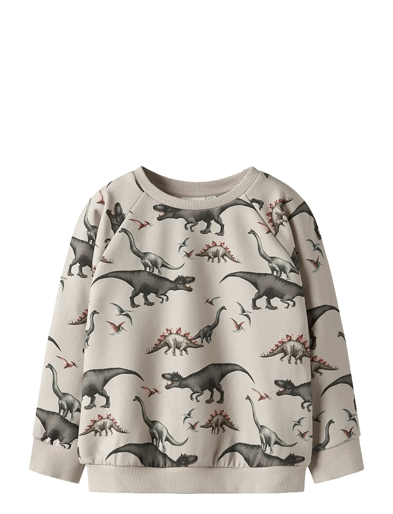 name it - NMMBERTIL LS NREG SWEAT BRU - dressipluusid - pumice stone - 1