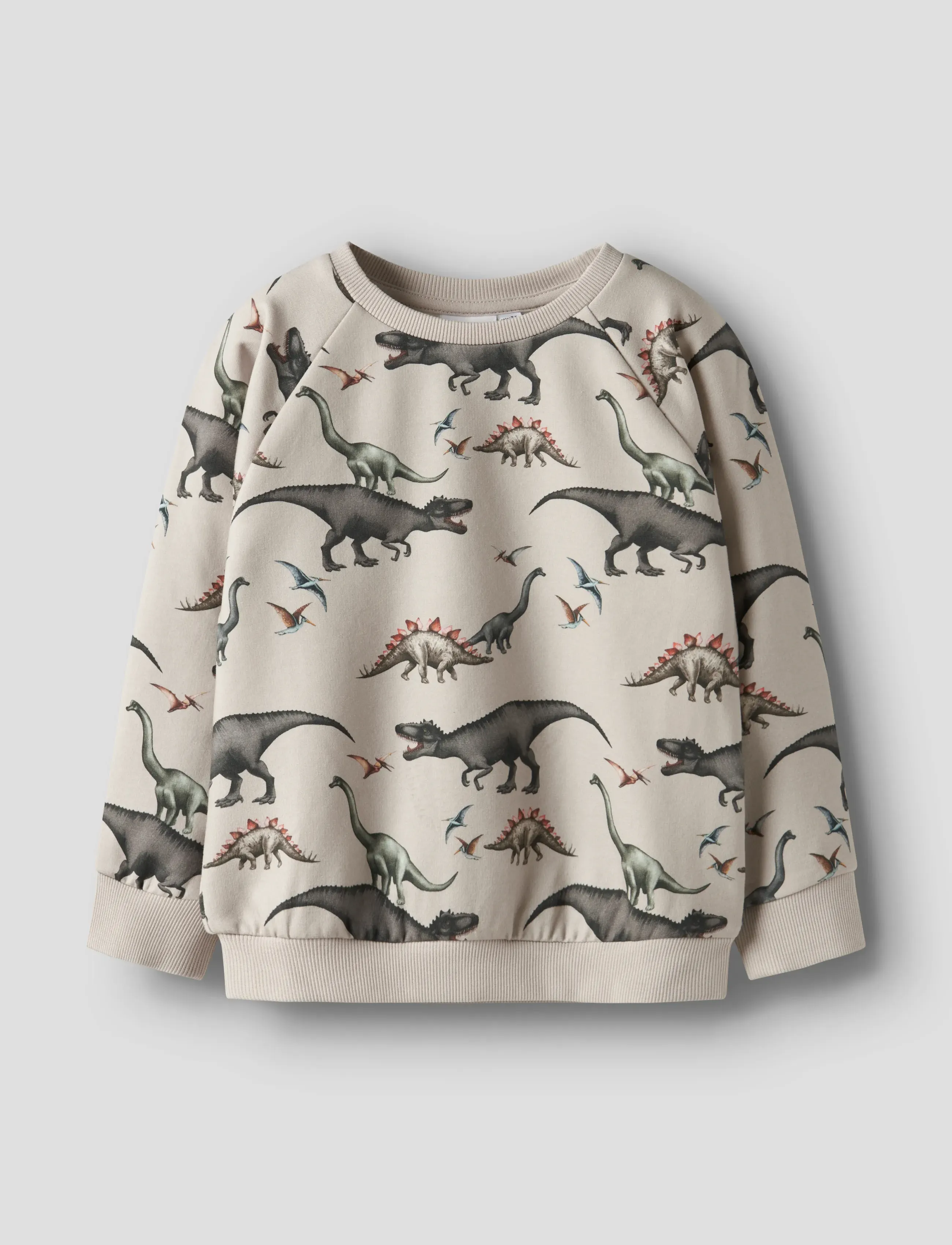 name it NMMBERTIL LS NREG SWEAT BRU - Sweatshirts - PUMICE STONE / beige