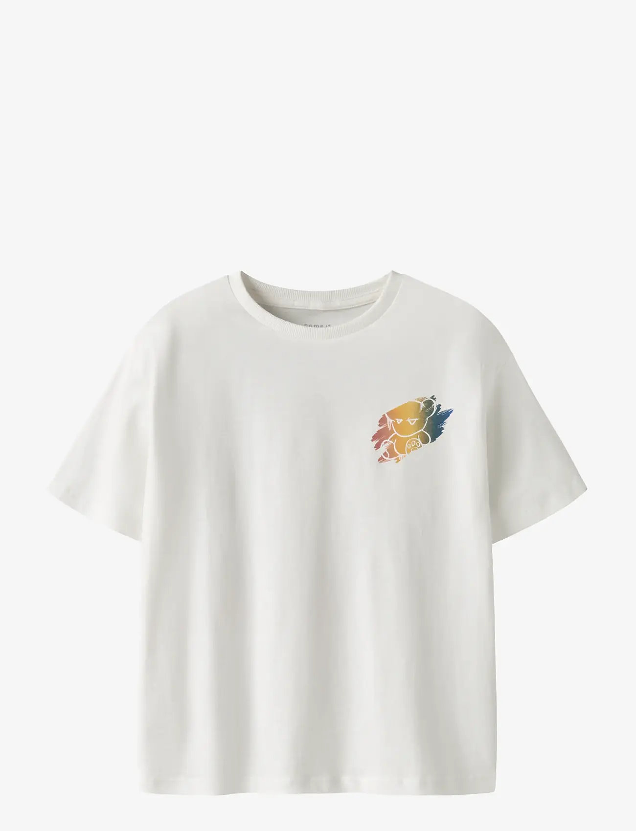 name it - NKMBYNE SS RLX TOP BOX PS NOOS - kortærmede t-shirts - cloud dancer - 1