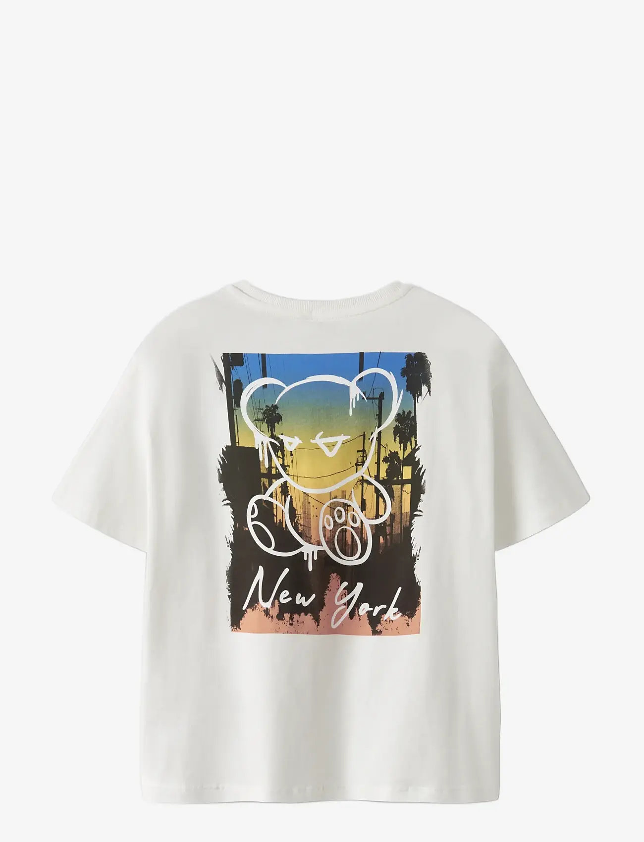 name it - NKMBYNE SS RLX TOP BOX PS NOOS - kortærmede t-shirts - cloud dancer - 2