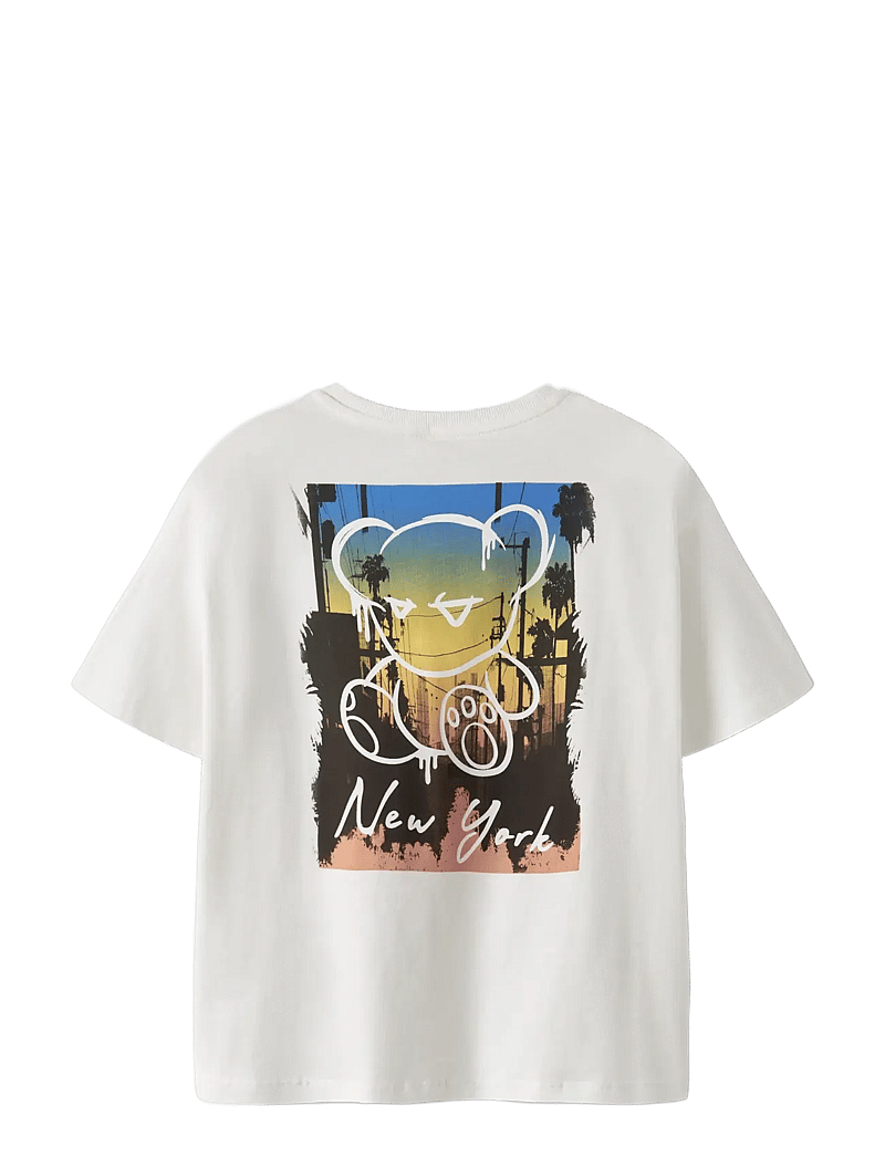 name it - NKMBYNE SS RLX TOP BOX PS NOOS - kortærmede t-shirts - cloud dancer - 2