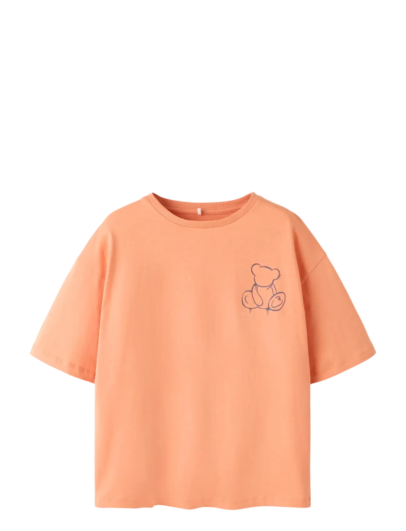 name it NKMBYNE SS RLX TOP BOX PS NOOS - Riided - SHELL CORAL / coral