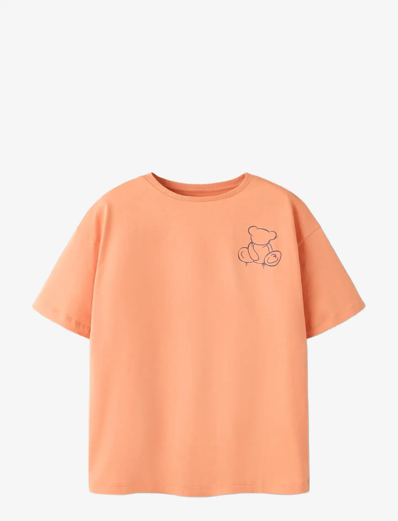 name it - NKMBYNE SS RLX TOP BOX PS NOOS - kortærmede t-shirts - shell coral - 2